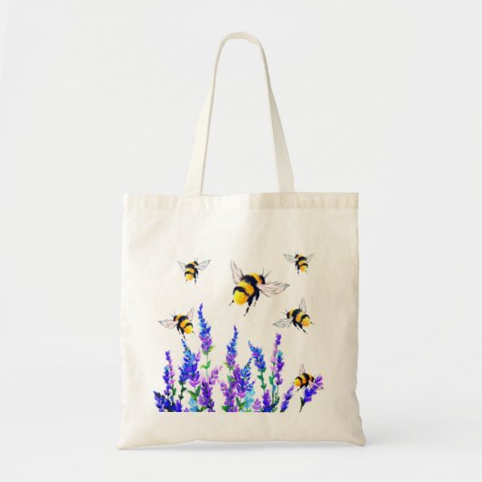 Flying Bees Tote Bag Tragetasche (Vorne)