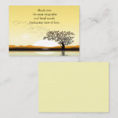 Flying Bird bei Sonnenuntergang Dankeschön Karte (Vorne/Hinten)