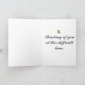 Flying bird, Denken Sie an Sie. Karte (Innenseite)