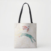 Flying Bird & Frog-Wiederverwendbare Sturdy-Bürste Tasche (Vorderseite)
