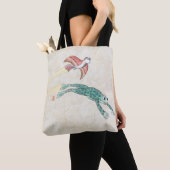 Flying Bird & Frog-Wiederverwendbare Sturdy-Bürste Tasche (Von Nahem)