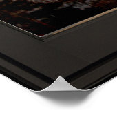 Flying Bird-Imitate Window Illusion 24x24 Schwarz Poster (Ecke)