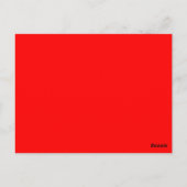 Flying Bird-Lesezeichen Postkarte (Rückseite)