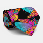 Flying Bird Neck Tie Krawatte (Gerollt)