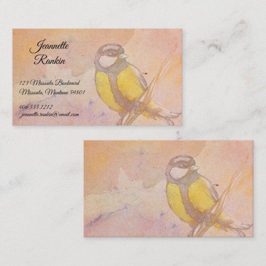 Flying Bird Visitenkarte (Vorne/Hinten)