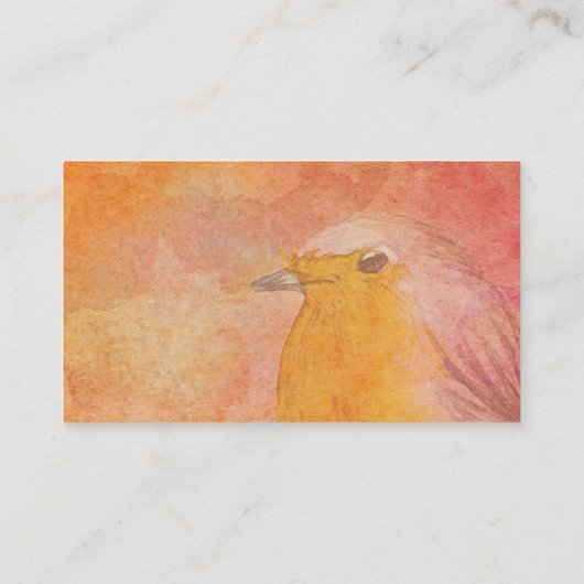 Flying Bird Visitenkarte (Rückseite)