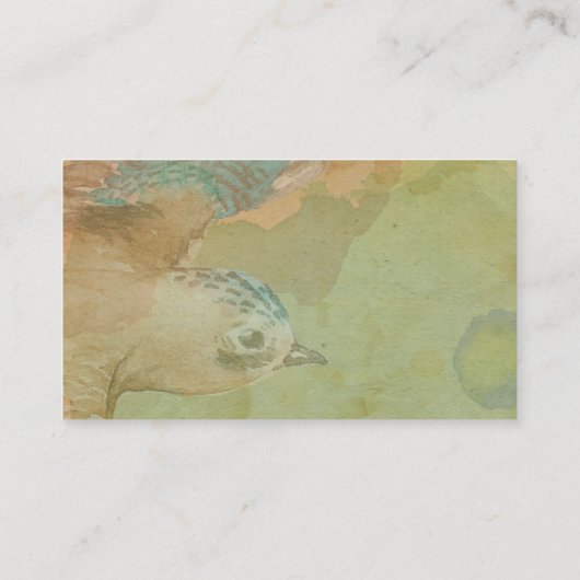 Flying Bird Visitenkarte (Rückseite)