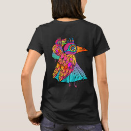Flying Bird voller Farbe T-Shirt