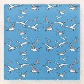 Flying Birds - a Flock of Seagulls Glasuntersetzer (Vorderseite)