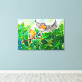 Flying Birds Canvas Print - Malerei Leinwanddruck (Insitu (Holzboden))