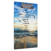 Flying Birds in Heaven Serenity Gebet Klemmbrett (Rechts)