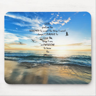 Flying Birds in Heaven Serenity Gebet Mousepad