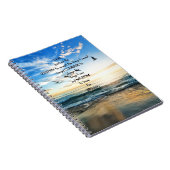 Flying Birds in Heaven Serenity Gebet Notizblock (Rechte Seite)