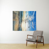 Flying Birds in Heaven Serenity Gebet Wandteppich (Beispiel (Horizontal))