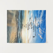 Flying Birds in Heaven Serenity Gebet Wandteppich (Vorderseite (Horizontal))