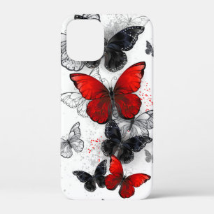 Flying Black and Red Morpho Butterfliegen Case-Mate iPhone Hülle