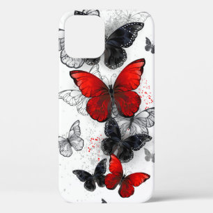 Flying Black and Red Morpho Butterfliegen Case-Mate iPhone Hülle