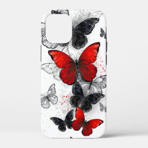 Flying Black and Red Morpho Butterfliegen Case-Mate iPhone Hülle