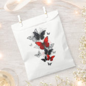 Flying Black and Red Morpho Butterfliegen Geschenktütchen (Ausgeschnitten)