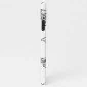 Flying Black and Red Morpho Butterfliegen iPhone Hülle (Rechte Seite)