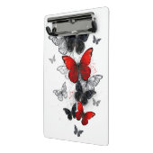 Flying Black and Red Morpho Butterfliegen Mini Klemmbrett (Gewinkelt2)