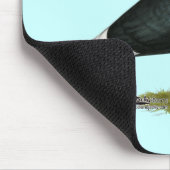 Flying Black Cap-Taube Mousepad (Ecke)