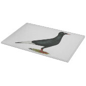 Flying Black Cap-Taube Schneidebrett (Ecke)