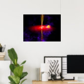 Flying Black Hole Poster (Heimbüro)