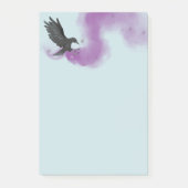 Flying Black Raven Post-it-Notes Post-it Klebezettel (Vorderseite)