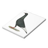 Flying Black Taube Notizblock (Rotiert)
