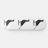 Flying Black Taube Skateboard (Horizontal)