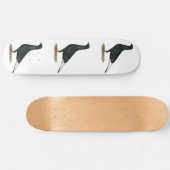 Flying Black Taube Skateboard (Horizontal)