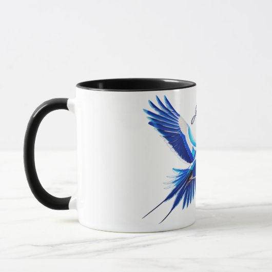 Flying Blue Bird Tasse (Links)
