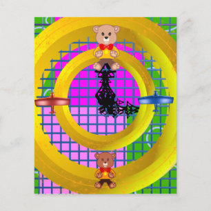 Flying Blue Red Flugzeug Bowtie Teddy Bear Flyer