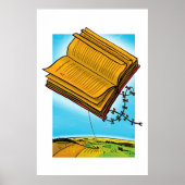 Flying Book Kite Poster (Vorne)