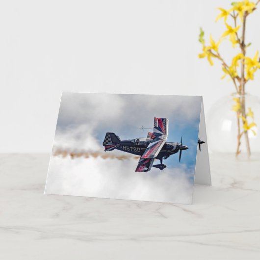 Flying Boy Karte (Gelbe Blume)