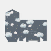 Flying Bunny Star & Cloud Baby Shower Geschenkboxe Geschenkschachtel (Ungefaltet)