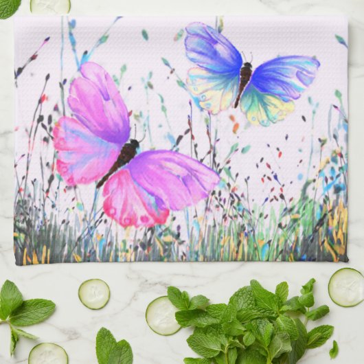 Flying Butterfells Küchentücher (Gefaltet)