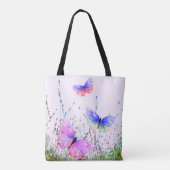 Flying Butterfells Tote Bag Tasche (Rückseite)