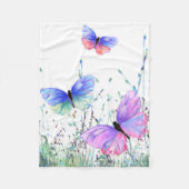 Flying Butterflies Fleece Blanket (Vorderseite)