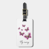 Flying butterflies  gepäckanhänger (Vorderseite vertikal)