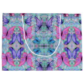 Flying Butterflies-Geschenktasche Große Geschenktüte (Rückseite)