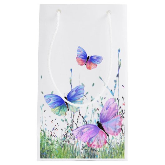 Flying Butterflies-Geschenktasche Kleine Geschenktüte (Vorderseite)