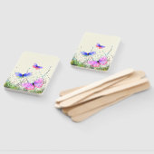 Flying Butterflies Hand Fan Fächer (Non-assembled)