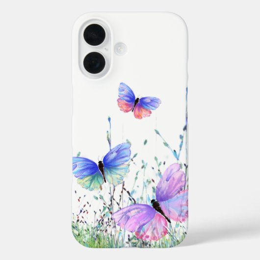 Flying Butterflies iPhone Case (Rückseite)