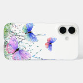Flying Butterflies iPhone Case (Rückseite (Horizontal))