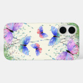 Flying Butterflies iPhone Case (Rückseite (Horizontal))