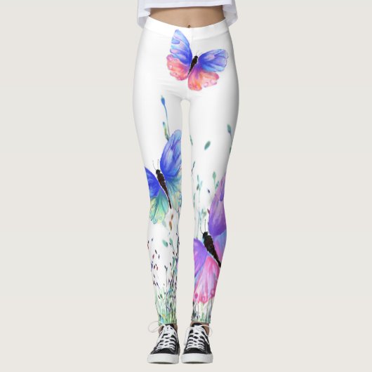 Flying Butterflies-Leggings Leggings (Vorderseite)