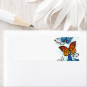 Flying Butterflies Morpho und Monarch (Insitu)