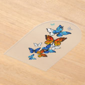Flying Butterflies Morpho und Monarch Acryleinladungen (Ablage )